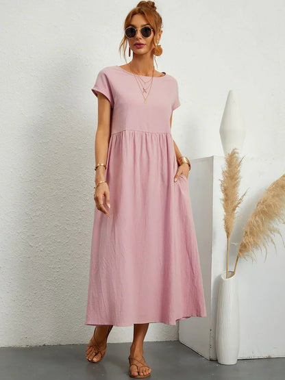 Céleste | Robe midi vaporeuse