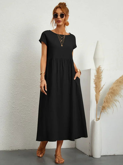Céleste | Robe midi vaporeuse