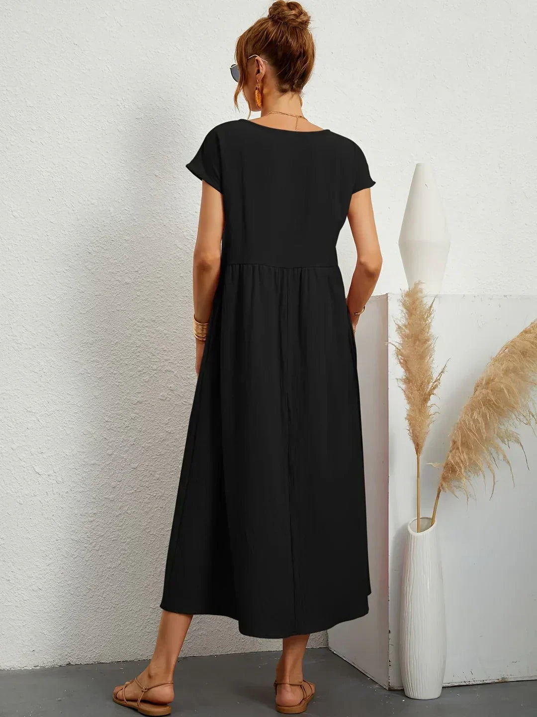 Céleste | Robe midi vaporeuse