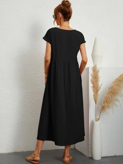 Céleste | Robe midi vaporeuse