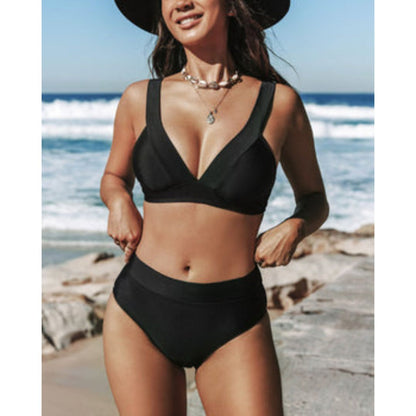 Audrey | Maillot monochrome échancrée