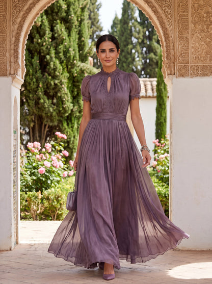 Diane | Robe longue chiffon