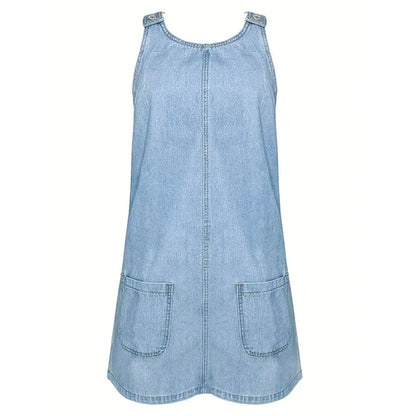 Clémentine | Robe Effet Denim