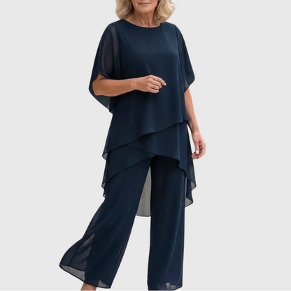 Isaure | Ensemble drapé asymétrique