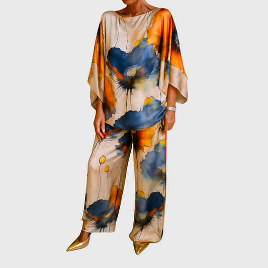 Naomie | Ensemble satiné élégant