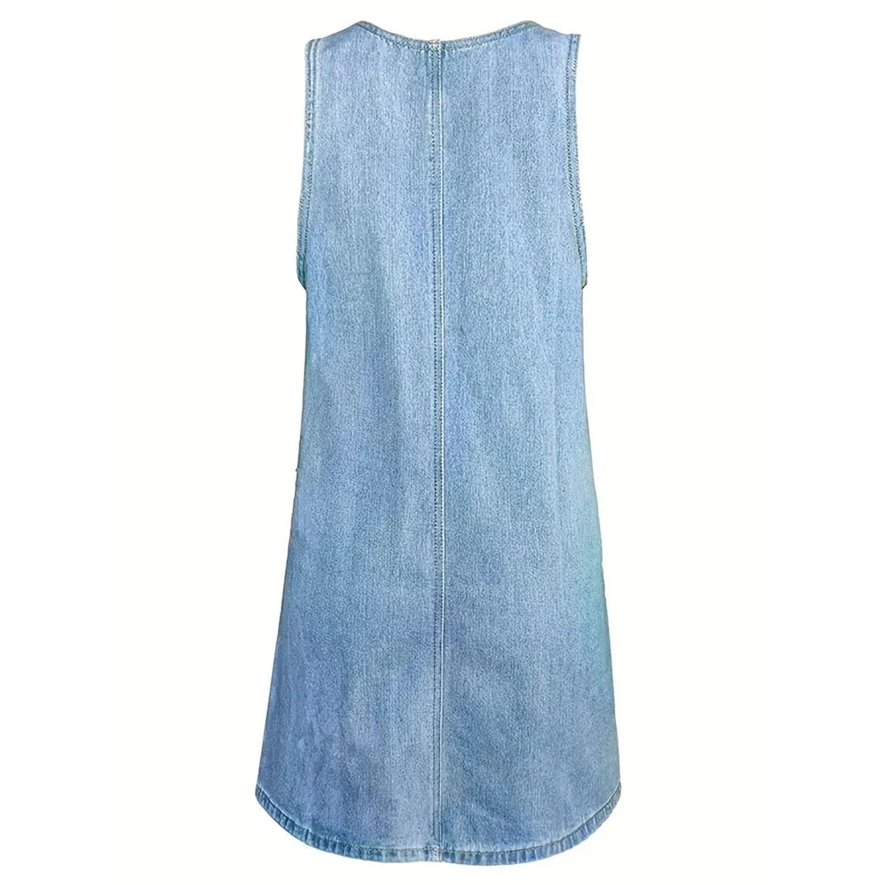Clémentine | Robe Effet Denim