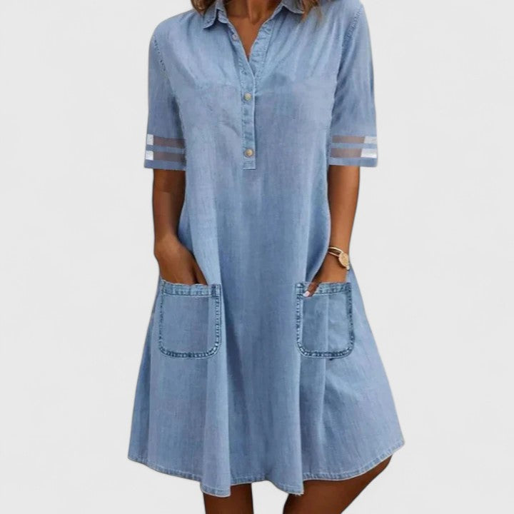Edwige | Robe Denim Simple