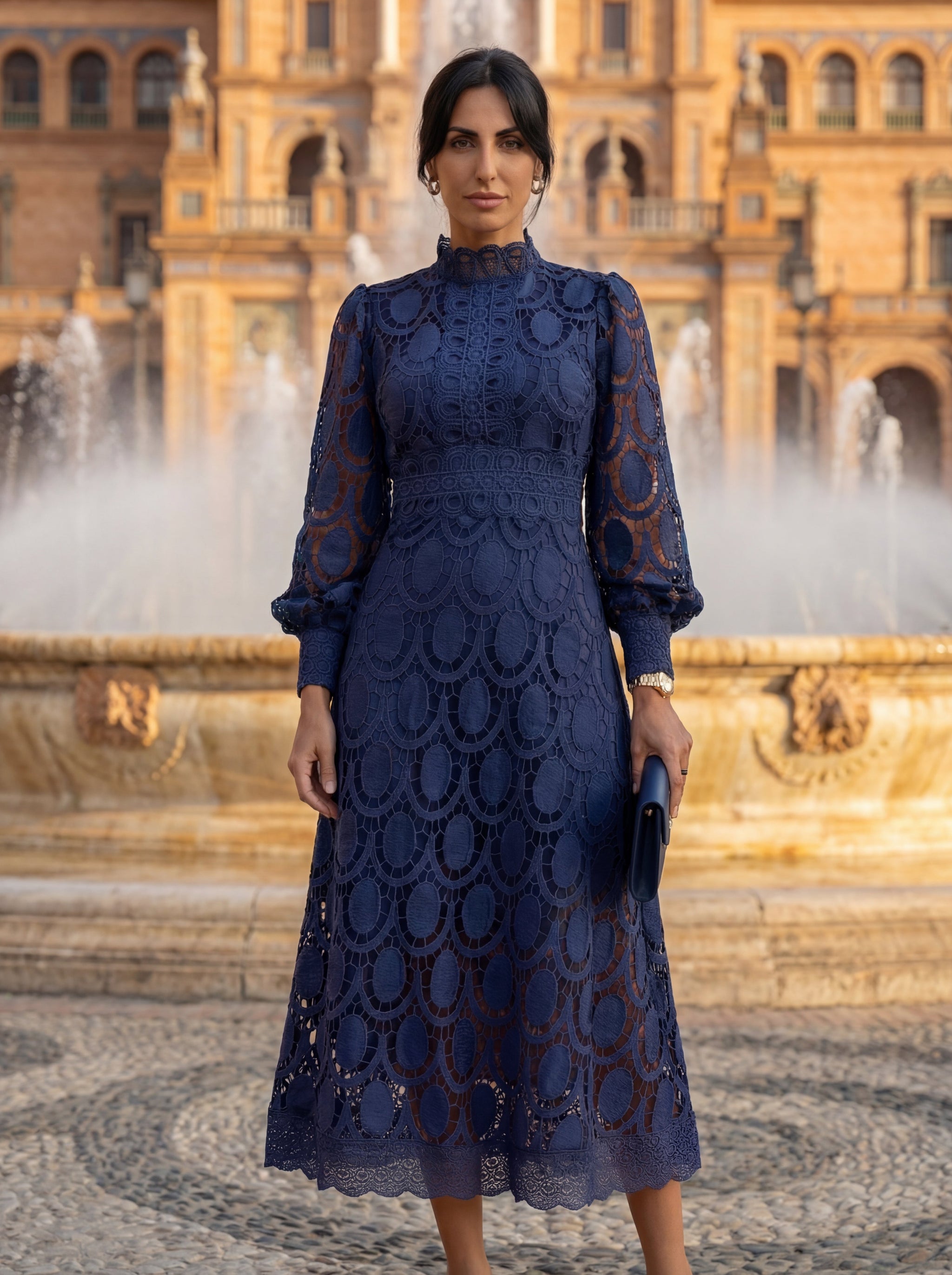 Véronique | Robe dentelle classique
