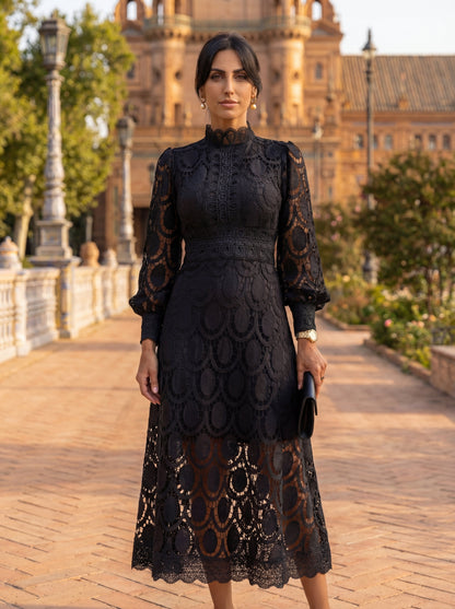 Véronique | Robe dentelle classique