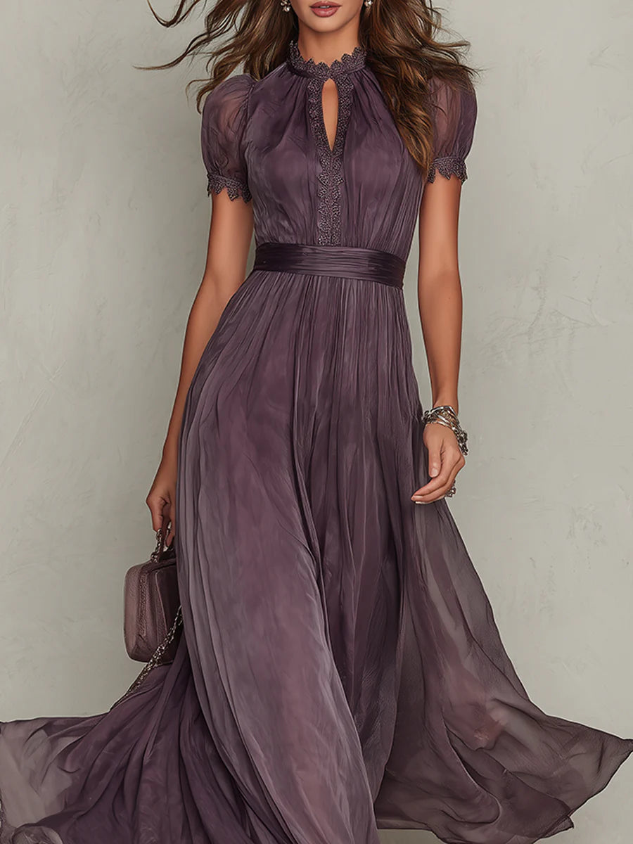 Diane | Robe longue chiffon