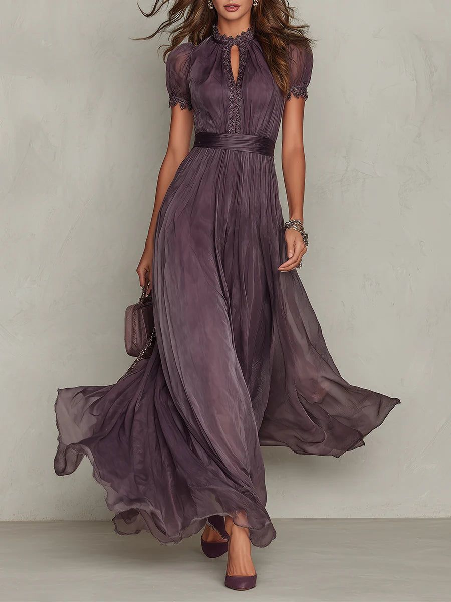 Diane | Robe longue chiffon