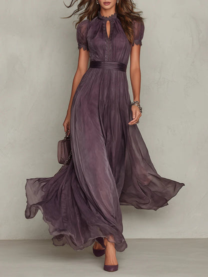 Diane | Robe longue chiffon