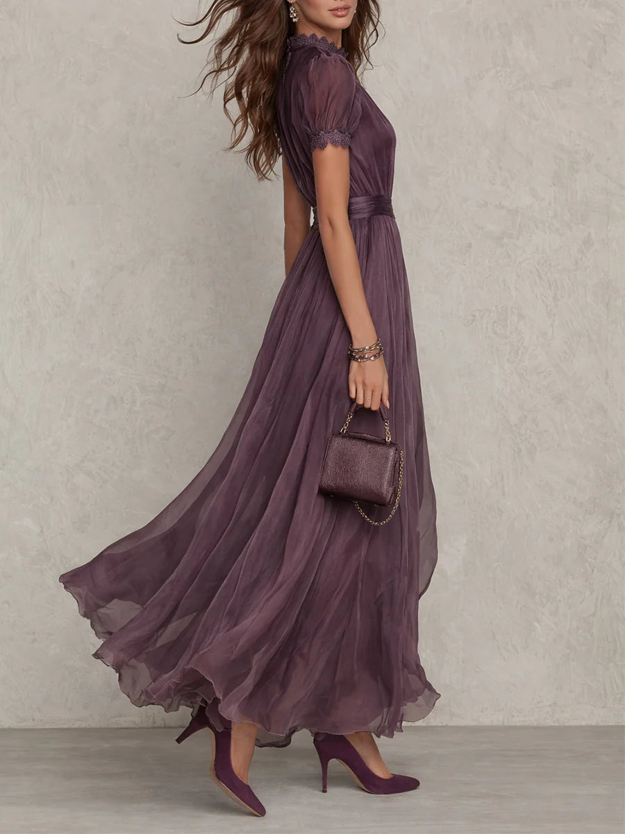 Diane | Robe longue chiffon