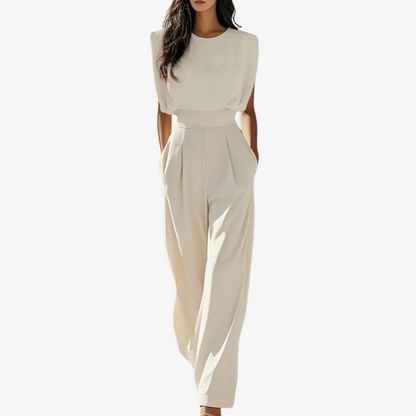 Gilberte | Combinaison Ceinturée Chic