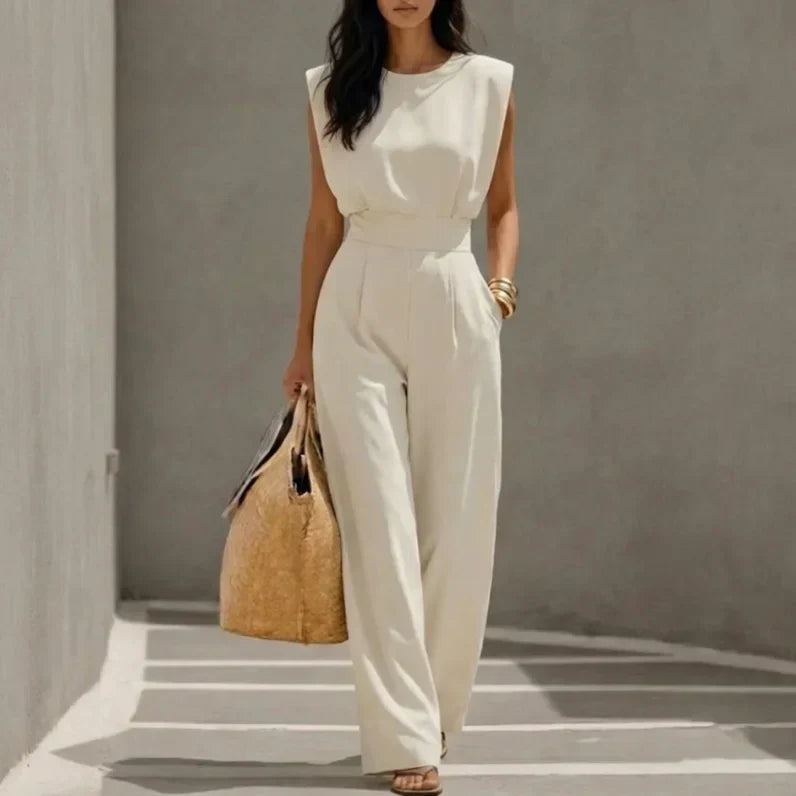 Gilberte | Combinaison Ceinturée Chic