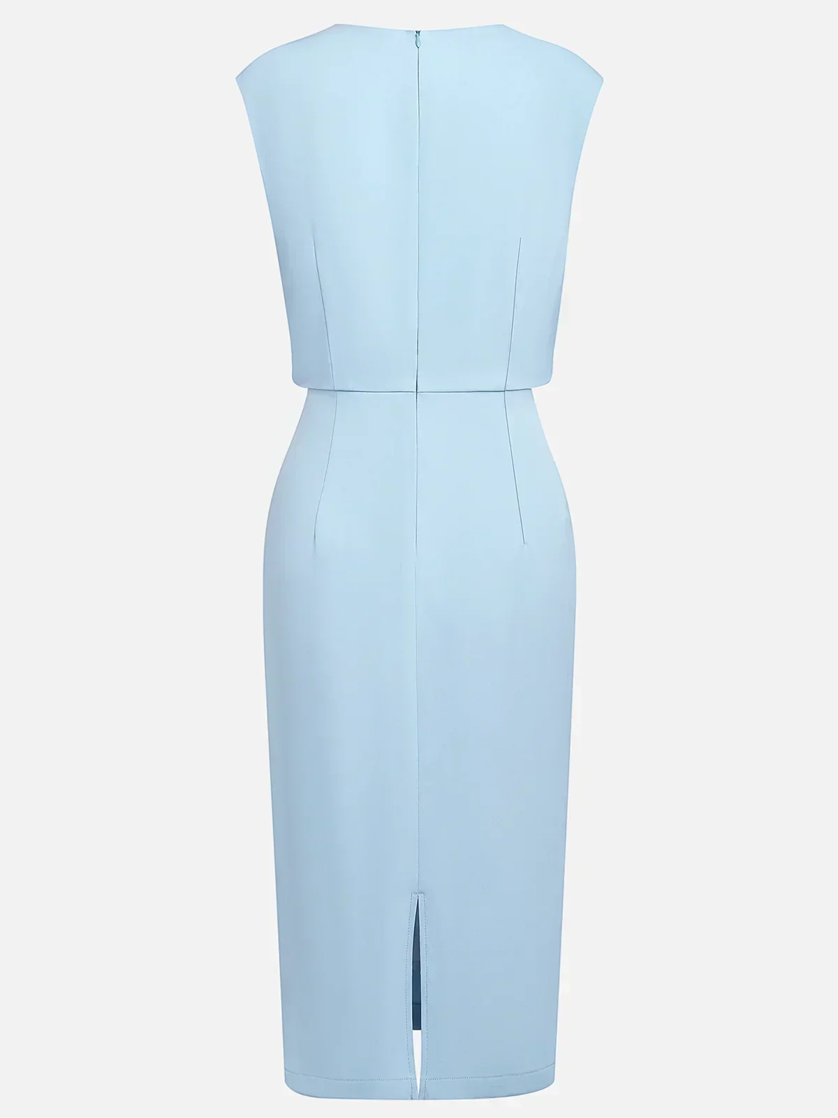 Clémence | Robe midi drapée