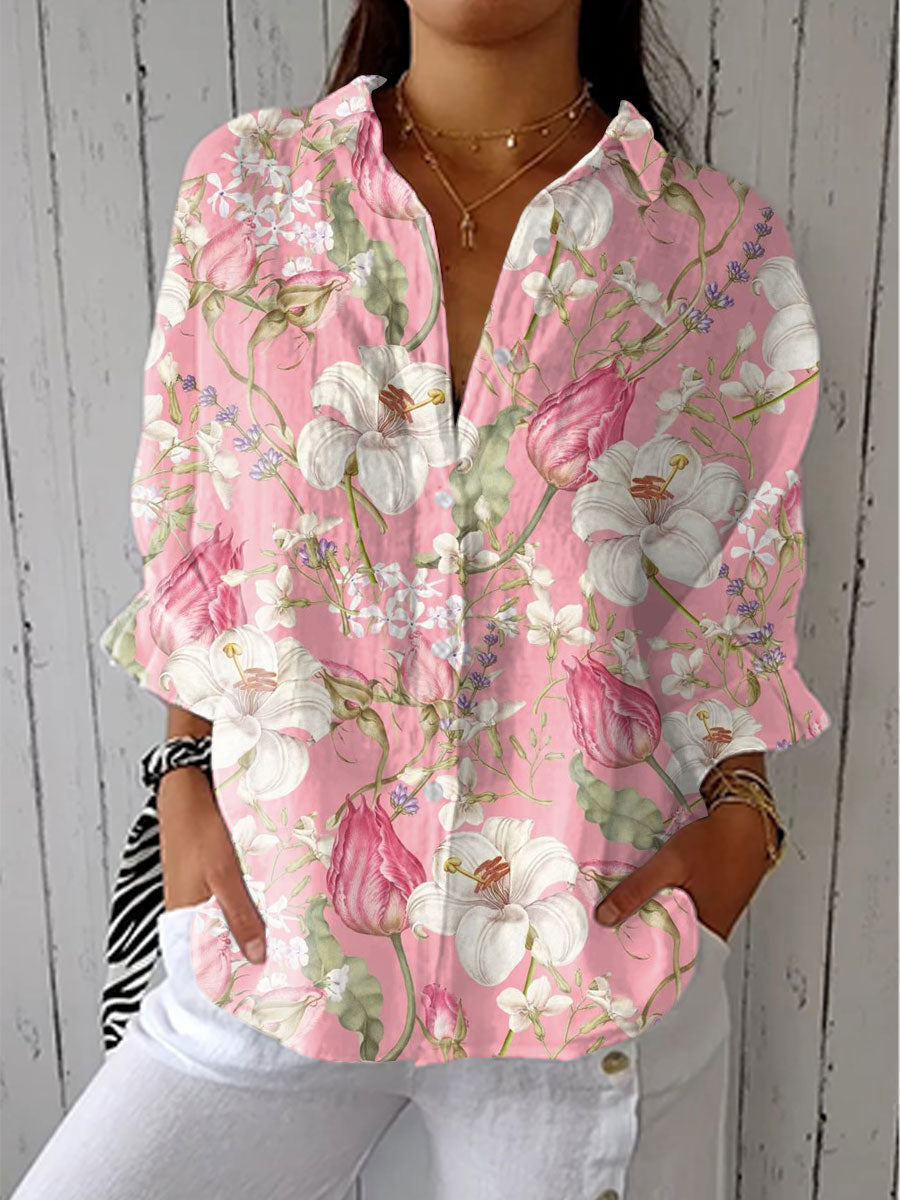 Rébecca | Blouse Fleurie Romantique