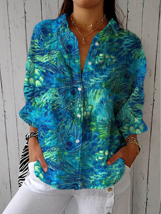 Nadine | Blouse Plumes Raffinées