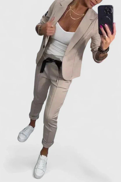 Laurine | Ensemble blazer urbain