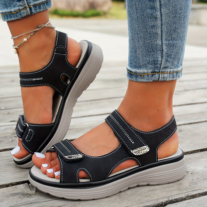 Georgette | Sandales cuir ajustables