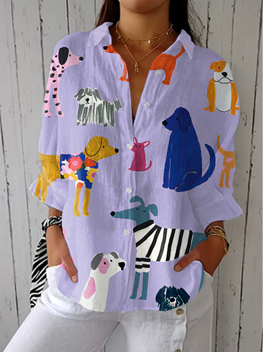 Axelle | Blouse Canine Fantaisie