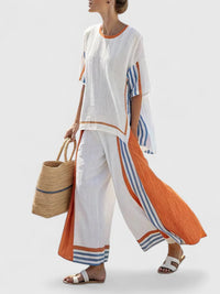 Rayures orange