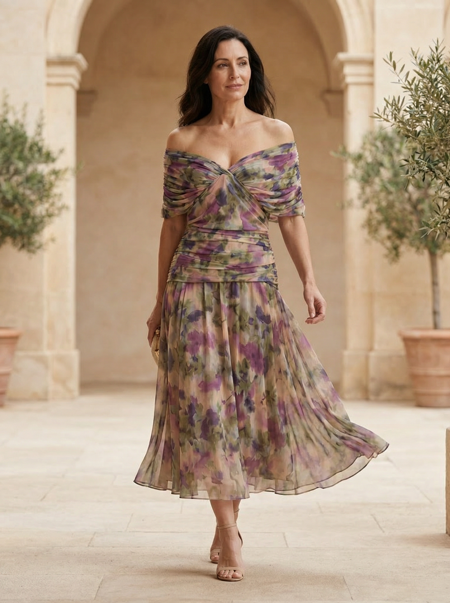Hélène | Robe longue vaporeuse