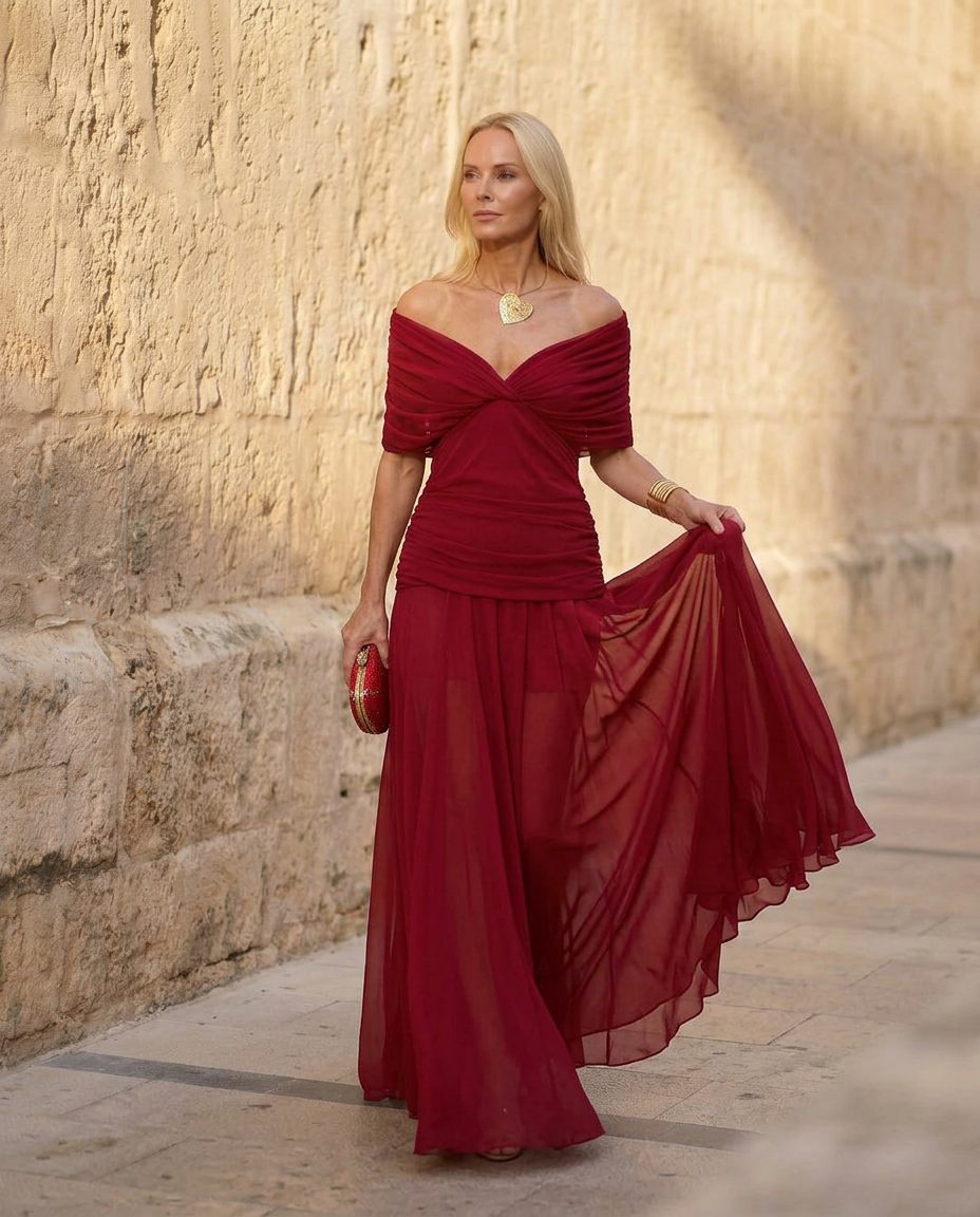 Hélène | Robe longue vaporeuse