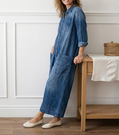 Félicie | Combinaison Vintage Boutonnée